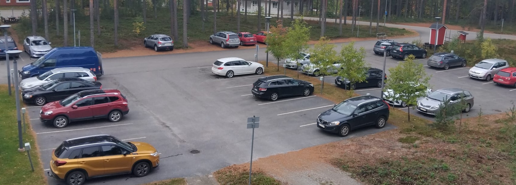 Hoitokoti Honkalinnan paikoitusalue