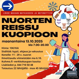 Nuorten reissu Kuopioon