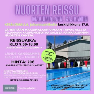 Retki maauimalaan Kajaaniin